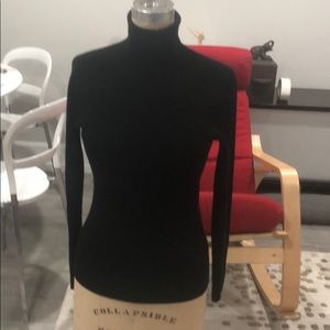 Ralph Lauren Black Merino Wool Sweater Small